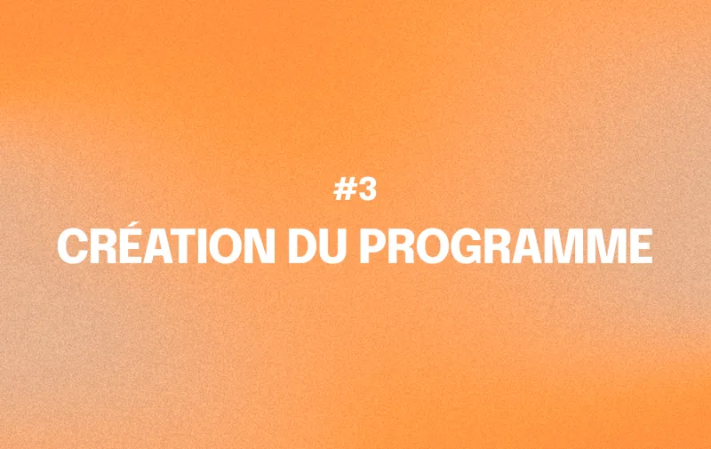 Création du programme