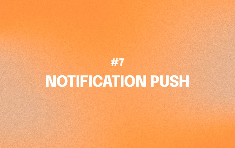 Notification push