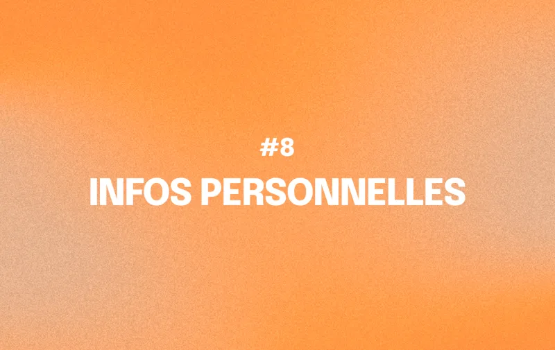Informations personnelles
